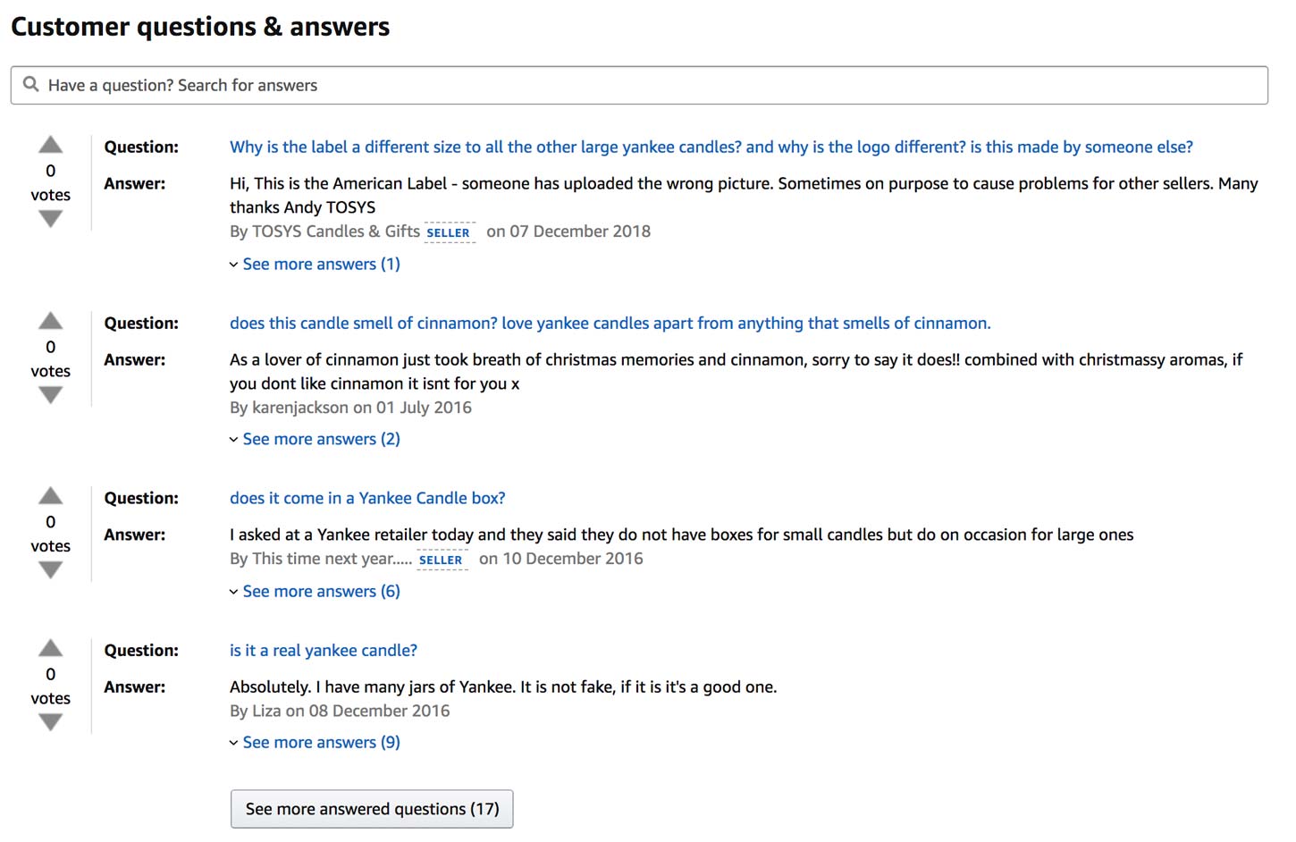 The Amazon FAQ Section