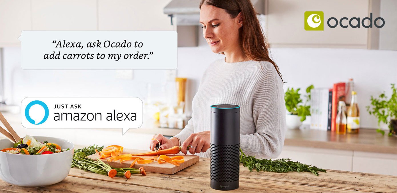 British Supermarket Ocado integrates Alexa Skill into its customer journey