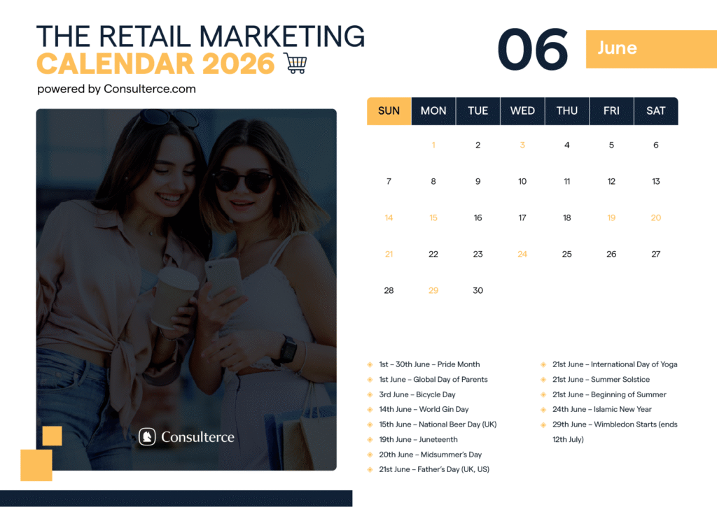 Retail Marketing Calendar June 2026