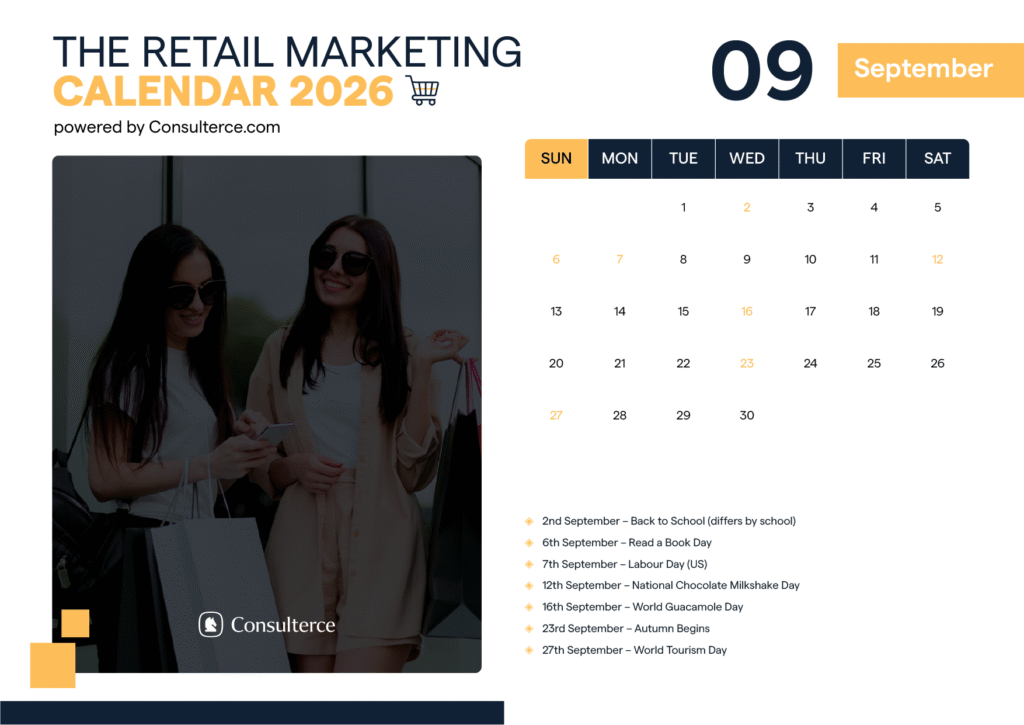 Retail Marketing Calendar September 2026